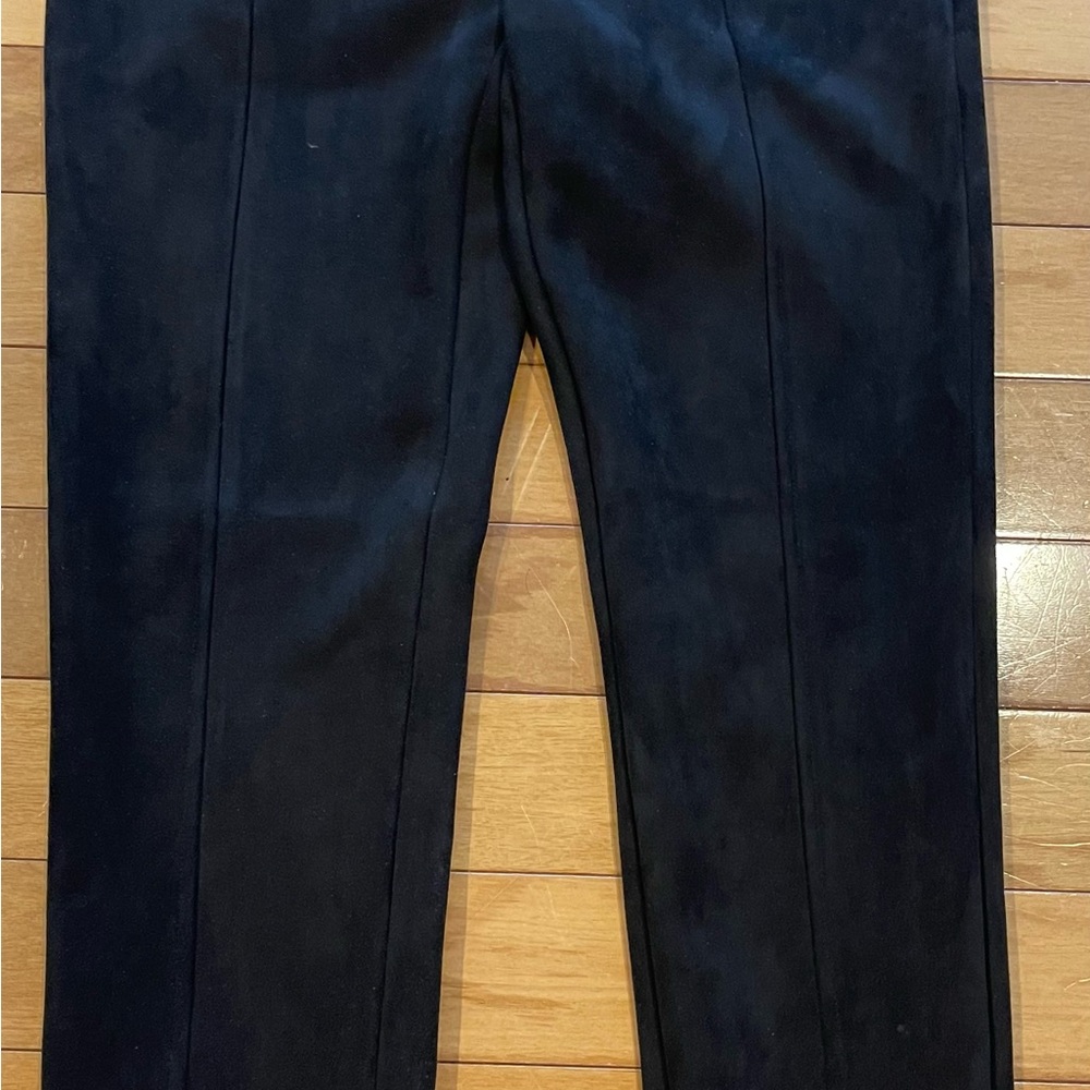 Faux suede legging